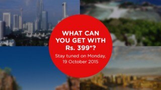 AirAsia's festive sale to start from Rs399? AirAsia's festive sale to start from Rs399?