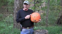 Meet the man who carves pumpkin by shooting them!