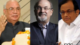 H R Bhardwaj justifies Rajiv Gandhi's move on banning Salman Rushdie's book, slams P Chidambaram for his comments H R Bhardwaj justifies Rajiv Gandhi's move on banning Salman Rushdie's book, slams P Chidambaram for his comments