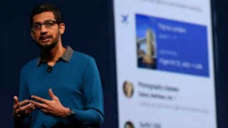 Google CEO Sundar Pichai interacts with students at SRCC campus Google CEO Sundar Pichai interacts with students at SRCC campus
