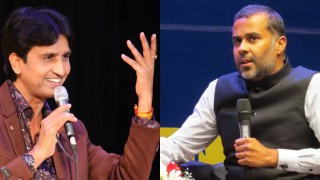 Chetan Bhagat gets pissed after Kumar Viswas re-tweets his posts on Twitter Chetan Bhagat gets pissed after Kumar Viswas re-tweets his posts on Twitter