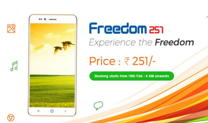 Freedom 251 mobile price image