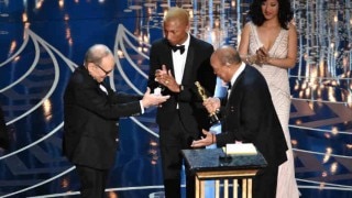 Oscar Awards 2016: Award for Best Original Score goes to Ennio Morricone for 'The Hateful Eight' Oscar Awards 2016: Award for Best Original Score goes to Ennio Morricone for 'The Hateful Eight'