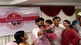 Shashi Tharoor joins birthday celebration of Sreesanth's daughter Shashi Tharoor joins birthday celebration of Sreesanth's daughter