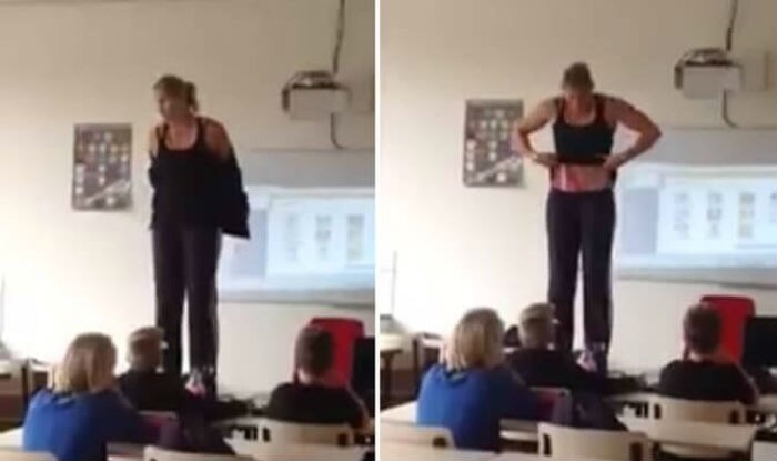 Teacher Strips Off In Classroom To Teach Human Body Anatomy ही 