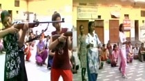 Aligarh: Aryaveer Dal activists train girls with weapons to fight against ‘Love Jihad’ (Video)