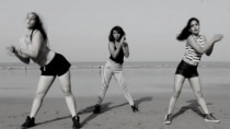 Three girls dancing to Sia ‘Cheap Thrills’ are going viral setting beach dance goals!