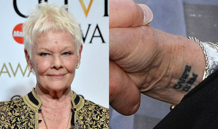 Judi Dench Gets Carpe Diem Tattoo For Her 81st Birthday 