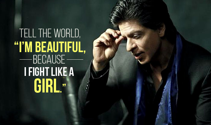 Shah Rukh Khan Recited A Poem Celebrating Spirit Of Girls And It Is