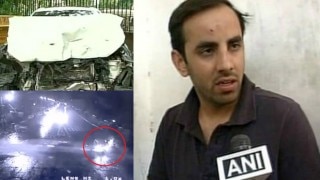 CCTV: Rajasthan MLA's son caught on camera ramming down 3 under his BMW in Jaipur CCTV: Rajasthan MLA's son caught on camera ramming down 3 under his BMW in Jaipur