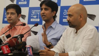 AAP targets Congress over tweet on Rajiv Gandhi's statement AAP targets Congress over tweet on Rajiv Gandhi's statement