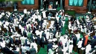 Andhra Pradesh MPs force 2 adjournments in Lok Sabha Andhra Pradesh MPs force 2 adjournments in Lok Sabha
