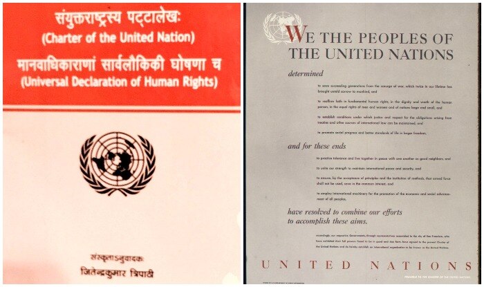 Image result for un charter sanskrit