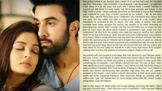 Ae Dil Hai Mushkil: Mr Karan Johar and Anurag Kashyap, I don't buy your cries of patriotism, says Indian girl in Open Letter to boycott ADHM! Ae Dil Hai Mushkil: Mr Karan Johar and Anurag Kashyap, I don't buy your cries of patriotism, says Indian girl in Open Letter to boycott ADHM!