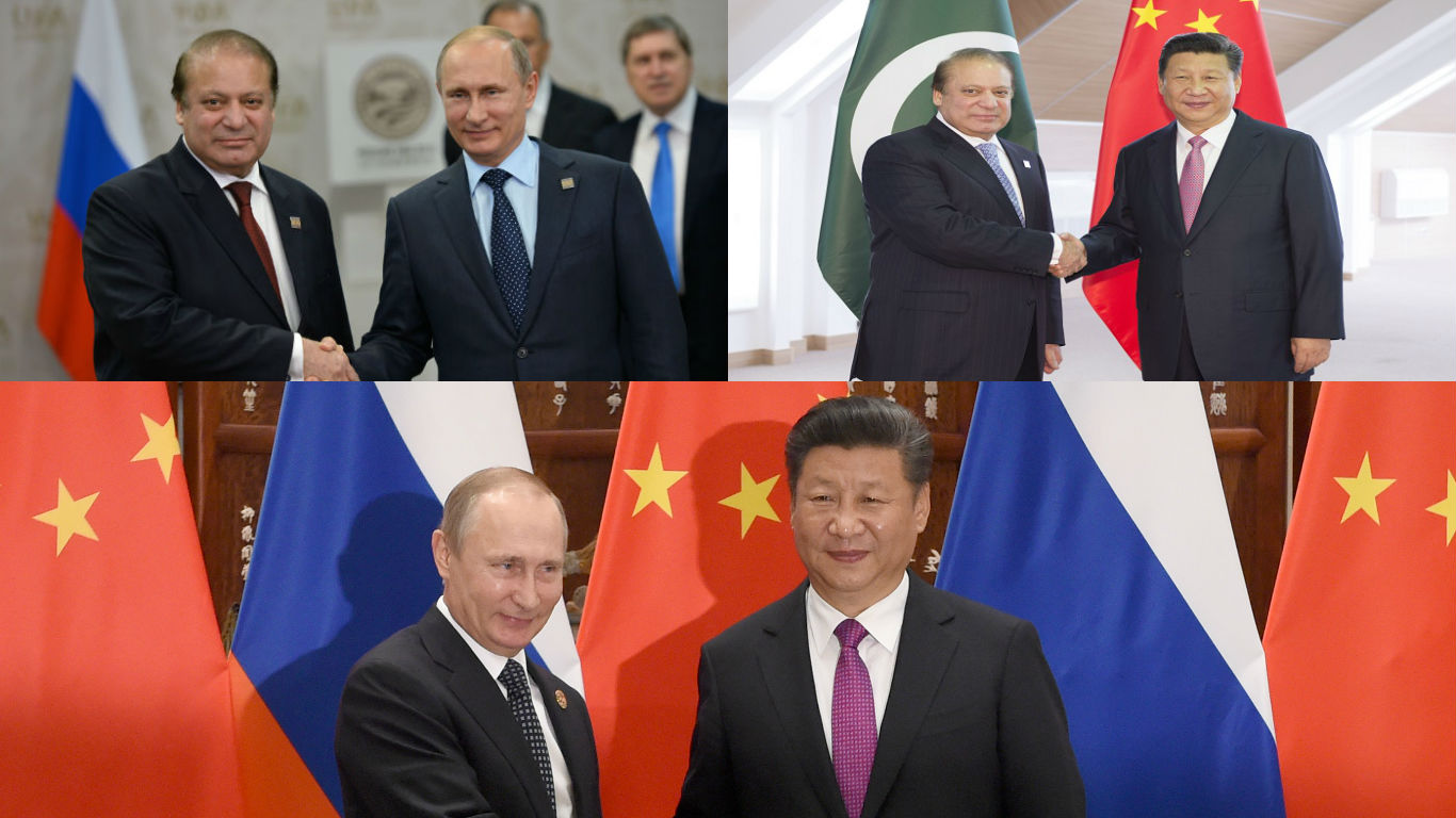 Image result for pakistan russia and china on afghan