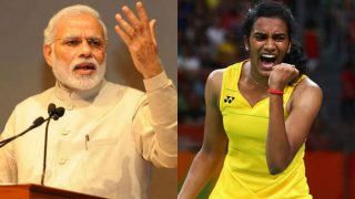 PM Narendra Modi Hails PV Sindhu For Lifting Korea Open Title PM Narendra Modi Hails PV Sindhu For Lifting Korea Open Title