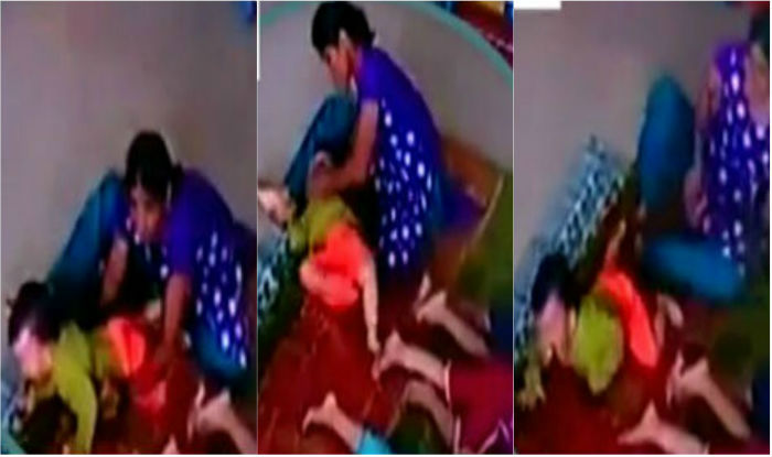 Purva day care centre kharghar: 10-month-old girl brutally beaten up by maid in day care centre in Navi Mumbai (Video) child-collage