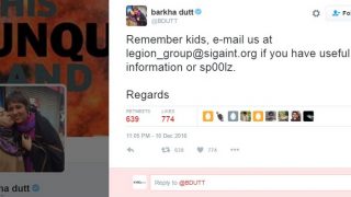 Legion hacks Rahul Gandhi, Vijay Mallya, Barkha Dutt & Ravish Kumar: 5 things to know about the Indian 'Anonymous' Legion hacks Rahul Gandhi, Vijay Mallya, Barkha Dutt & Ravish Kumar: 5 things to know about the Indian 'Anonymous'