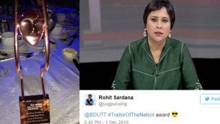Barkha Dutt dedicates Asian TV Award 2016 to trolls; gets exposed and bashed on Twitter in return Barkha Dutt dedicates Asian TV Award 2016 to trolls; gets exposed and bashed on Twitter in return