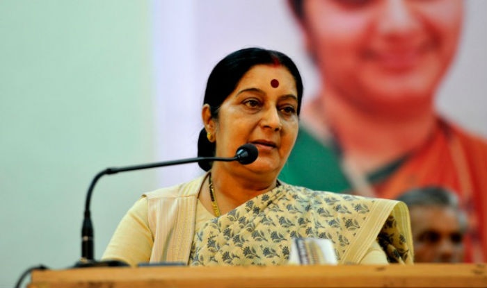 Back from hospital, Sushma Swaraj works from home