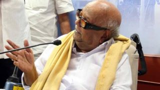 DMK Chief M Karunanidhi readmitted in Chennai hospital with breathing problem DMK Chief M Karunanidhi readmitted in Chennai hospital with breathing problem