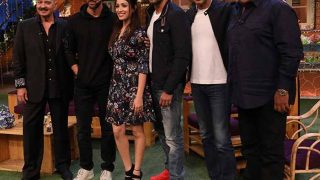 Kaabil Team parties hard on The Kapil Sharma Show; celebrates success with Kapil Sharma & team! Kaabil Team parties hard on The Kapil Sharma Show; celebrates success with Kapil Sharma & team!