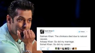 Blackbuck poaching case: Salman Khan trolled on Twitter for claiming blackbuck died of natural causes! These are the Best Jokes on Bhaijaan! Blackbuck poaching case: Salman Khan trolled on Twitter for claiming blackbuck died of natural causes! These are the Best Jokes on Bhaijaan!