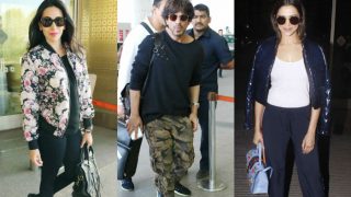 Airport style files: Shah Rukh Khan, Deepika Padukone and Karisma Kapoor fly in style! Airport style files: Shah Rukh Khan, Deepika Padukone and Karisma Kapoor fly in style!