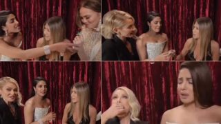 Oscars 2017: Priyanka Chopra and Jennifer Aniston's back stage bonding is the best thing you will see on the INTERNET today (Watch video) Oscars 2017: Priyanka Chopra and Jennifer Aniston's back stage bonding is the best thing you will see on the INTERNET today (Watch video)