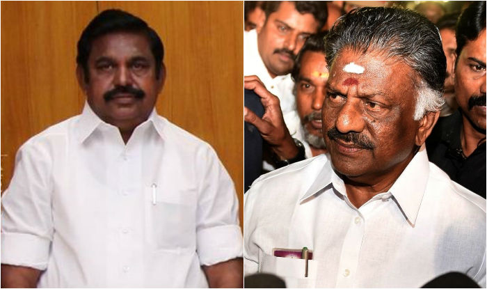 Image result for panneerselvam with Edappadi