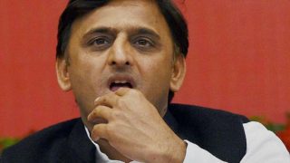 Akhilesh Yadav's face on bags for school children distributed by Gujarat Education Board Akhilesh Yadav's face on bags for school children distributed by Gujarat Education Board