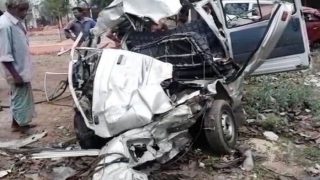 West Bengal: 7 killed, 2 injured after car rams into a truck in Bardhaman West Bengal: 7 killed, 2 injured after car rams into a truck in Bardhaman