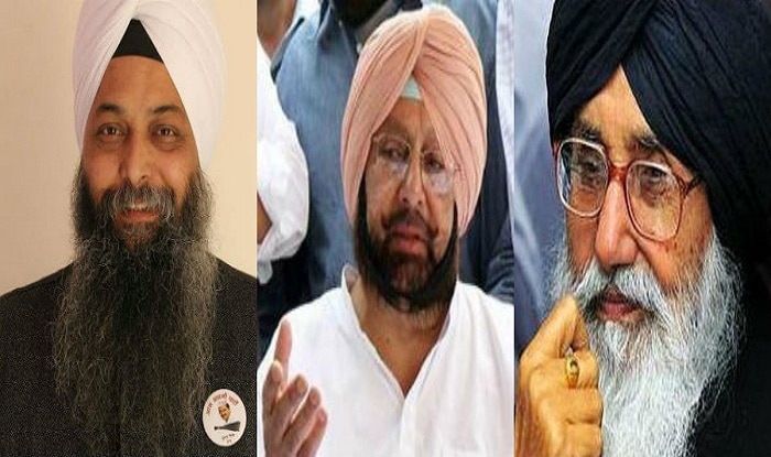 Cong Leading on 4 Seats in Punjab, Badal Ahead of Amarinder Cong Leading on 4 Seats in Punjab, Badal Ahead of Amarinder