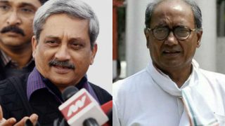 Manohar Parrikar takes a dig at Digvijaya Singh, says thanks for your 'incompetence' in Goa Manohar Parrikar takes a dig at Digvijaya Singh, says thanks for your 'incompetence' in Goa