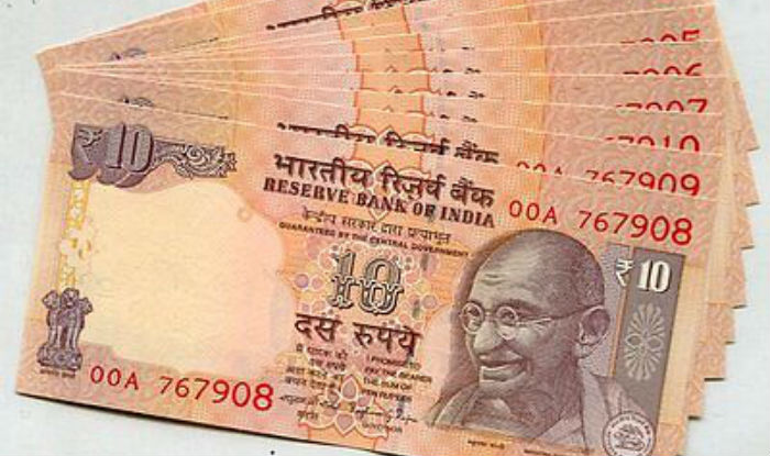 Image result for new ten rupee note by RBI