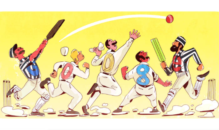 Google doodle marks the dawn of cricket test rivalry Google doodle marks the dawn of cricket test rivalry