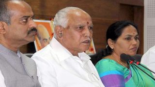 Karnataka: BJP chief BS Yeddyurappa draws flak for eating hotel-made food at Dalit's home Karnataka: BJP chief BS Yeddyurappa draws flak for eating hotel-made food at Dalit's home