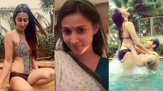 Rishina Kandhari dons black bikini to chill in pool with husband! Diya Aur Baati Hum actress’ hot picture turns viral Rishina Kandhari dons black bikini to chill in pool with husband! Diya Aur Baati Hum actress’ hot picture turns viral
