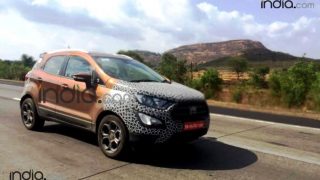 Ford EcoSport 2017 spy images reveal new red colour option; Expected launch date, price & features Ford EcoSport 2017 spy images reveal new red colour option; Expected launch date, price & features