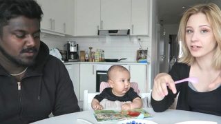 Indian-Swedish couple posts adorable video with baby daughter but faces racial abuse because of the man's dark skin! Indian-Swedish couple posts adorable video with baby daughter but faces racial abuse because of the man's dark skin!
