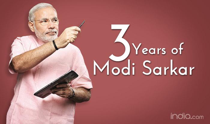 Image result for 3 years of modi government