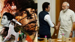 Sachin Tendulkar and wife Anjali meet PM Narendra Modi ahead of his film Sachin: A Billion Dreams’ release! See pics on Instagram Sachin Tendulkar and wife Anjali meet PM Narendra Modi ahead of his film Sachin: A Billion Dreams’ release! See pics on Instagram