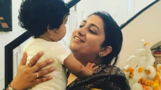Awwdorable! When Tushar Kapoor’s son Laksshya met Smriti Irani Awwdorable! When Tushar Kapoor’s son Laksshya met Smriti Irani