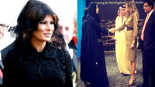 Melania Trump wore veil while meeting Pope Francis but not in Saudi Arabia, here’s why Melania Trump wore veil while meeting Pope Francis but not in Saudi Arabia, here’s why