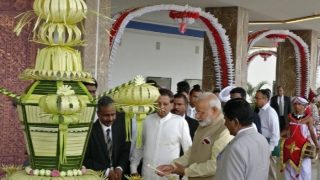 Narendra Modi attends 14th International Vesak Day celebrations in Sri Lanka Narendra Modi attends 14th International Vesak Day celebrations in Sri Lanka