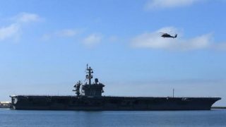 US Navy warship sails close to disputed China-claimed island US Navy warship sails close to disputed China-claimed island