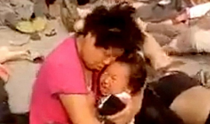 Explosion hits entrance to China kindergarten