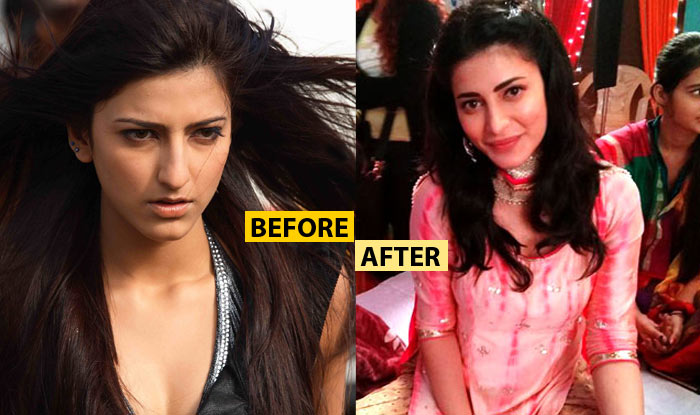 In Pics Shruti Haasans Drastic Transformation From Luck To Behen Hogi Teri Will Have You Raise