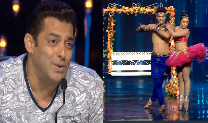 When Mouni Roy was about to kiss a smiling Salman Khan mistakenly