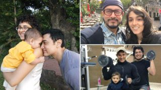 Aamir Khan shares rare Pics with his father, daughter & son! Wishes Father's Day with cute family collage Aamir Khan shares rare Pics with his father, daughter & son! Wishes Father's Day with cute family collage